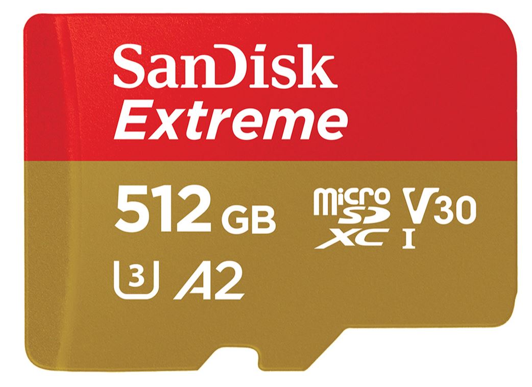 Bild zu SanDisk Extreme microSDXC UHS-I Speicherkarte 512 GB + Adapter für 59,99€ (VG: 84,83€)