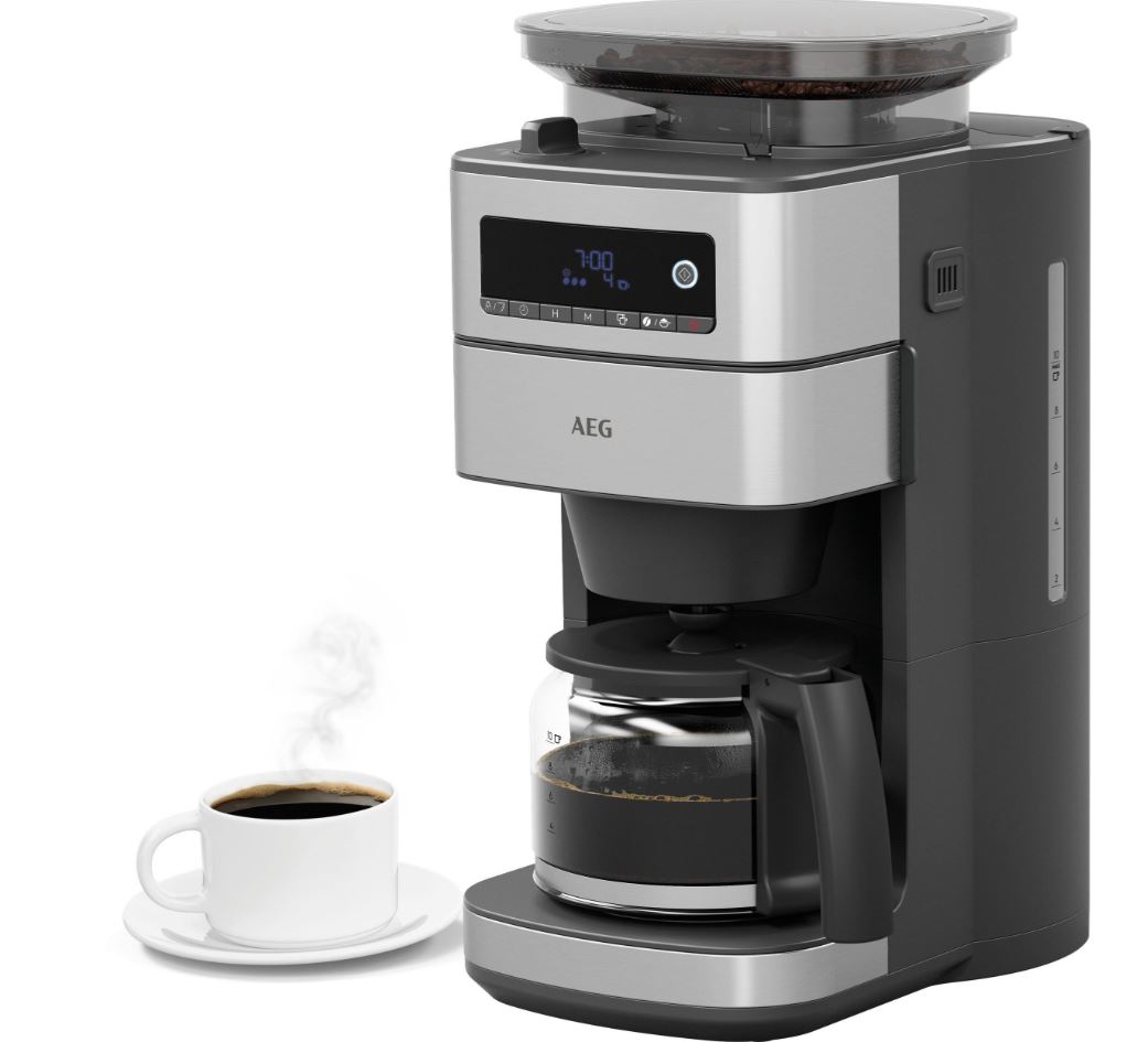 Bild zu AEG CM6-1-5ST Kaffeemaschine mit integriertem Mahlwerk und Mahlgradeinstellung für 109,95€ (VG: 137,85€)