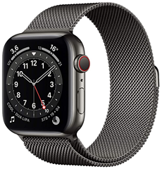 Bild zu Apple Watch Series 6 (GPS + Cellular, 44 mm) Graphit-Edelstahlgehäuse  für 532,40€ (VG: 628,98€)