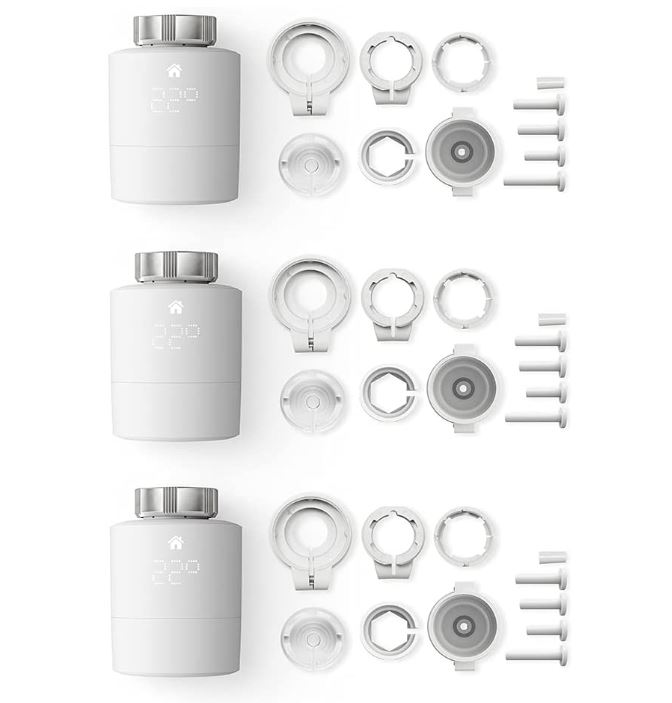 Bild zu tado° smartes Heizkörperthermostat 3er-Pack – Wifi für 139,99€ (VG: 194,97€)