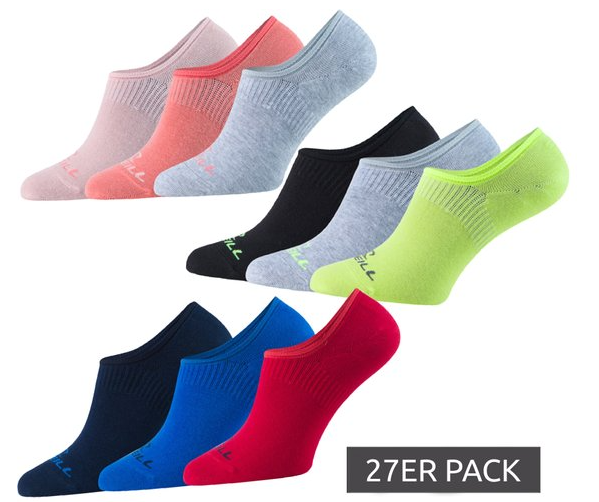 Bild zu 27 Paar O’Neill Unisex Sneaker Socken (Größe 35-46) für 29,97€