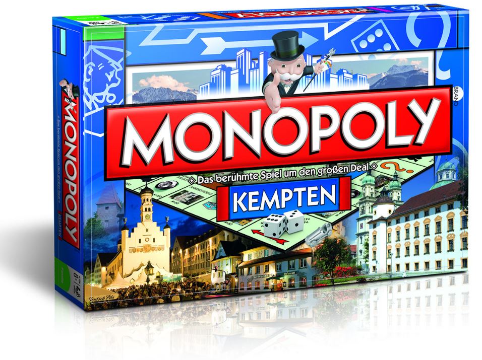Bild zu Amazon Prime: Monopoly Kempten Edition (limitierte Auflage) für 17,60€ (VG: 39,95€)