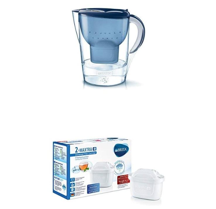 Bild zu Brita Wasserfilter Marella XL, inkl. 3 Filterkartuschen für 12,81€ (VG: 17,99€)