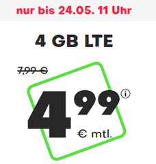Bild zu Handyvertrag.de: diverse Tarife bis morgen 11 Uhr inkl. 20€ Wechselbonus, so z.B. 4 GB LTE Datenflat + Allnet Flat + VoLTE im o2 Netz für 4,99€/Monat (monatlich kündbar)