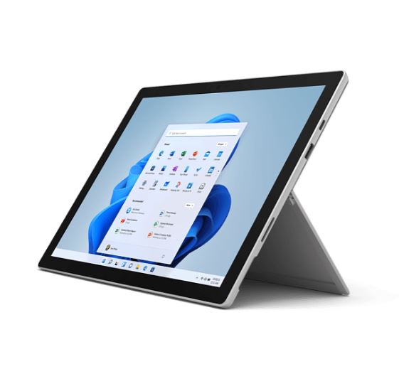 Bild zu Surface Pro 7+ Platin Multi-Touch Convertible (12,3″, i5-1135G7, 8/128GB, USB-C/DP, 802.11ax, Iris Xe, 770g) für 699€ (VG: 853,99€)