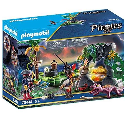 Bild zu Playmobil Pirates – Piraten-Schatzversteck (70414) für 7,99€ (VG: 17,22€)
