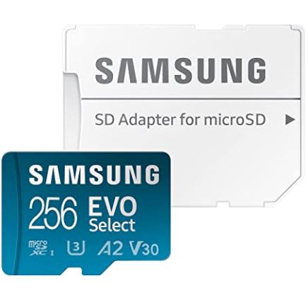 Bild zu Samsung EVO Select 256GB microSDXC UHS-I (130MB/s für 4k Aufnahmen) für 18,99€ (VG: 29,95€)