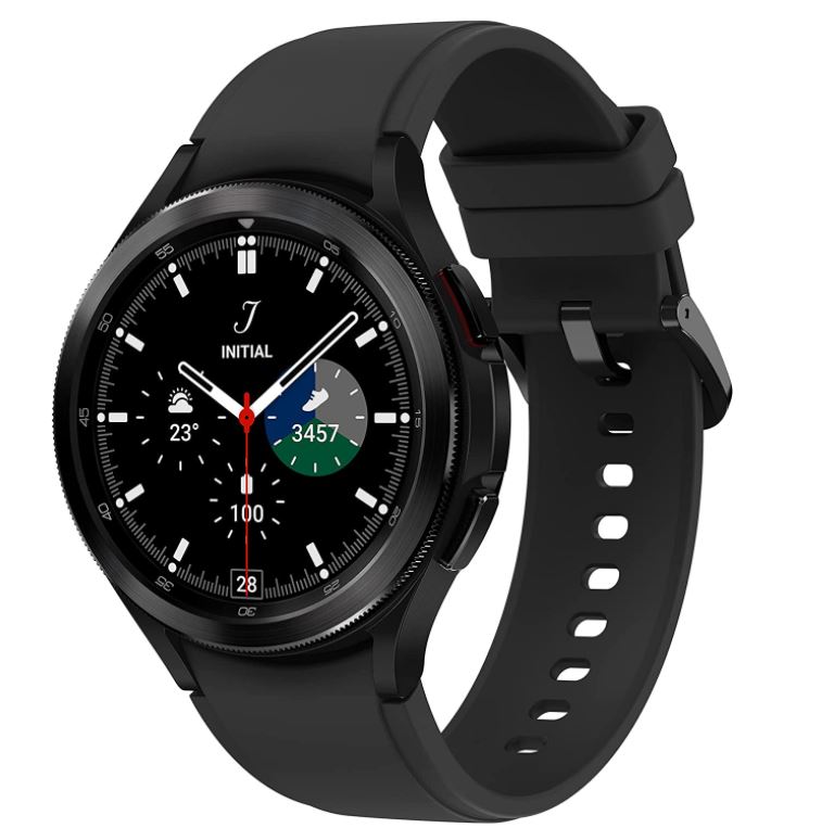 Bild zu [Top] Samsung Galaxy Watch4 Classic 46mm LTE Black für 239€ (VG: 275,99€) +100€ adidas online Gutschein + 36 Monate Garantie