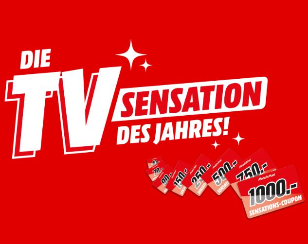 Bild zu MediaMarkt: Bis zu 1.000€ als Coupon geschenkt beim Kauf eines Aktions TVs