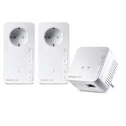 Bild zu devolo Magic 1 WiFi Multimedia Power Kit (1200Mbit, Powerline + WLAN ac, Mesh) für 77€ (Vergleich: 118,54€)