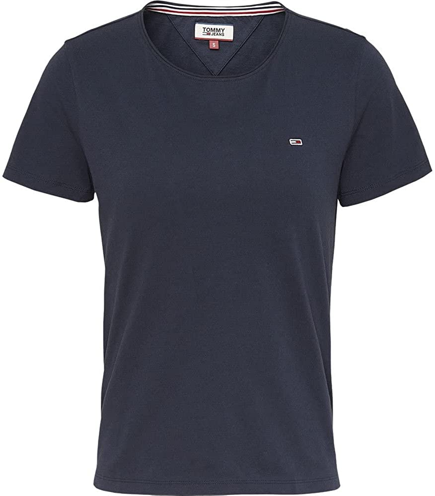 Bild zu Damen T-Shirt Tommy Hilfiger Tjw Slim Jersey C-Neck für 12,11€ (Vergleich: 23,64€)
