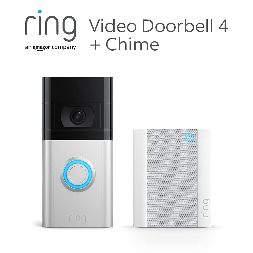 Bild zu Ring Video Doorbell 4 mit Chime Türklingel für 169€ (Vergleich: 189,90€)