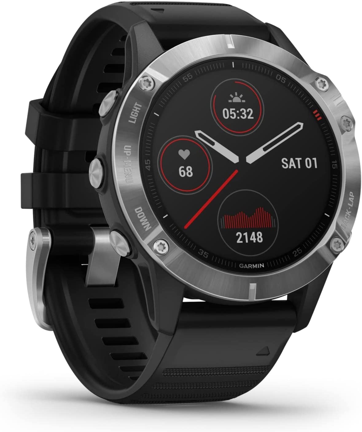 Bild zu GPS Multisport Smartwatch Garmin Fenix 6 für 295,45€ (Vergleich: 345,23€)