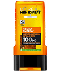Bild zu L’Oréal Paris Men Expert Duschgel für Männer, Zur Reinigung von Körper, Haar und Gesicht, Hydra Energy, 1 x 300 ml für 1,52€