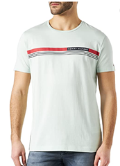 Bild zu Tommy Hilfiger Herren Corp Chest Front Logo Tee T-Shirt (S–XXL) für 19€