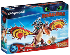 Bild zu PLAYMOBIL DreamWorks Dragons 70731 Dragon Racing: Rotzbakke und Hakenzahn für 19,99€ (Vergleich: 25,94€)