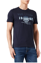 Bild zu TOM TAILOR Herren T-Shirt mit Logoprint für 5,53€