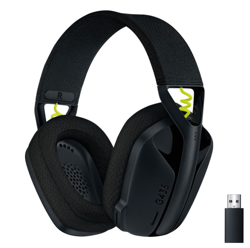 Bild zu Logitech G435 LIGHTSPEED Bluetooth-Gaming-Headset (Doly Atmos, 18h Akku) für 39,99€ (VG: 48,99€)