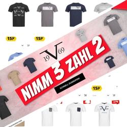 Bild zu SportSpar: dank 3 für 2 Aktion – 3 x Versace Herren T-Shirts für 35,93€