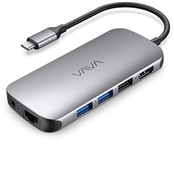 Bild zu VAVA 9-in-1 USB-C Hub mit 60 Watt Power Delivery für 18,99€