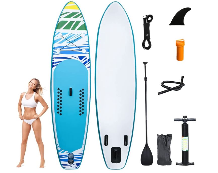 Bild zu Cecaylie Aufblasbares Stand Up Paddle Board mit 45% Rabatt, so z.B. 320 x 75 x 15cm Modell für 118,78€