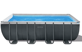 Bild zu Intex Schwimmbadrahmen-Set Ultra Quadra, Grau, 274 x 549 x 132 cm für 500,49€ (VG: 592,95€)
