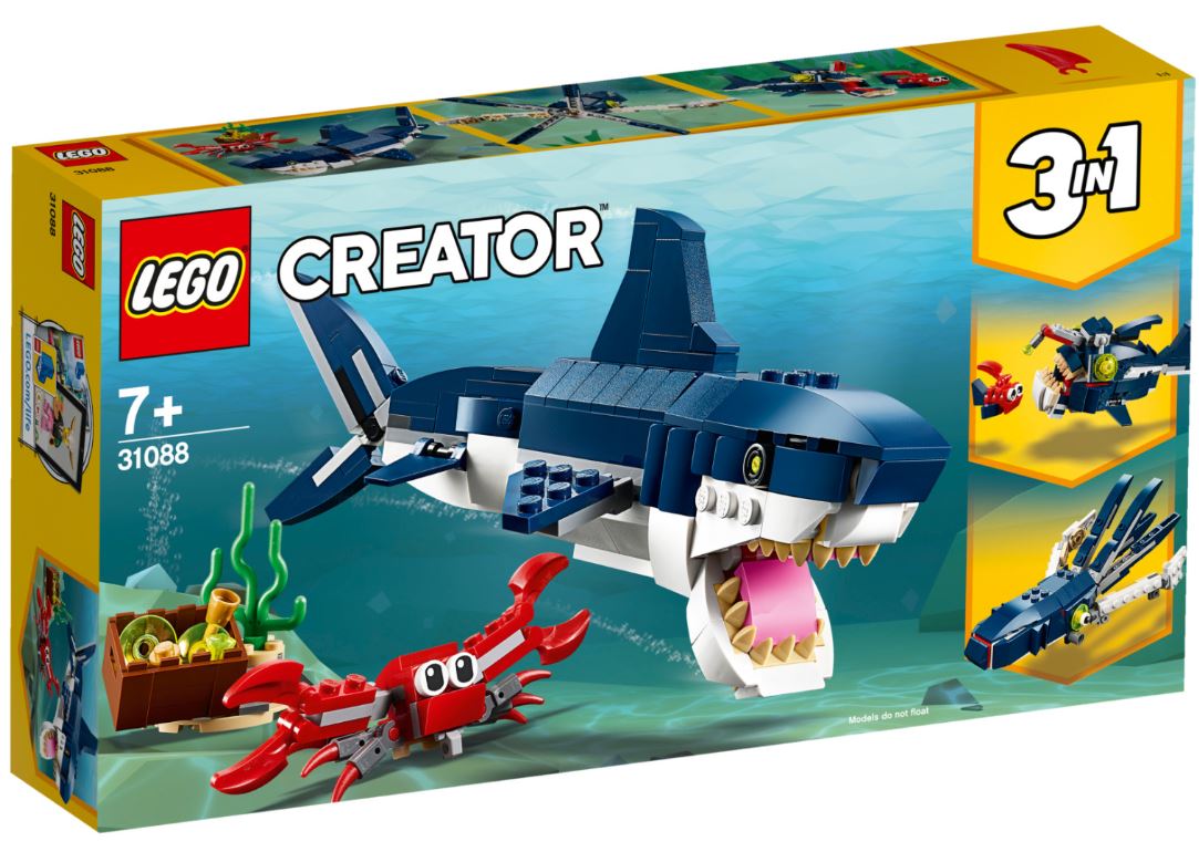 Bild zu Amazon Prime: LEGO Creator – 3 in 1 Bewohner der Tiefsee (31088) für 9,99€ (VG: 12,95€)