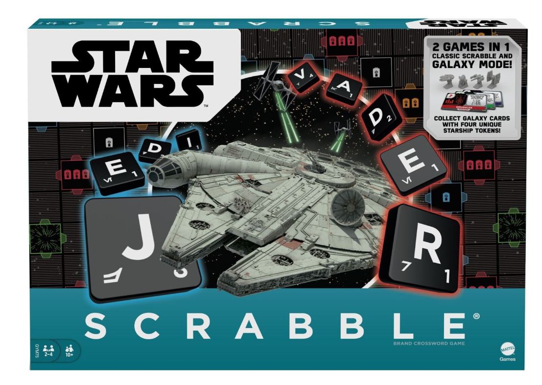 Bild zu Amazon Prime: Mattel Games HBN60 – Scrabble Star Wars Brettspiel für 14,84€ (VG: 20,49€)