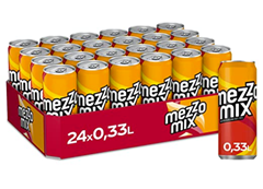 Bild zu Mezzo Mix, Einzigartiges Mischgetränk aus Cola & Orange in stylischen Dosen, EINWEG Dose (24 x 330 ml) für 11,14€ zzgl. 6,00€ Pfand
