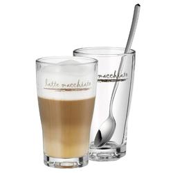 Bild zu WMF Barista Latte Macchiato Gläser Set mit Löffeln (2 Gläser + 2 Löffel) für 14,99€ (VG: 21,98€)