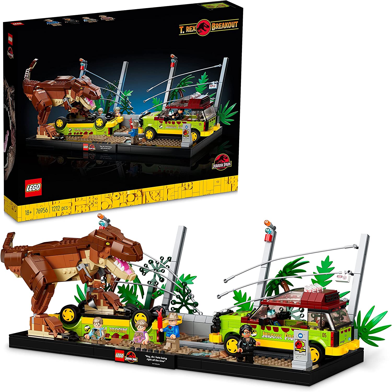 Bild zu Lego Jurassic World Ausbruch des T. Rex (76956) für 80,44€ (Vergleich: 92,99€)