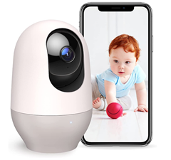 Bild zu Nooie Babyphone mit Kamera und Bewegungs- / Geräuscherkennung (Alexa-kompatibel) für 32,99€