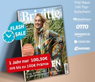 Bild zu [Deutsche Post] Jahresabo “Brigitte” für 100,30€ + bis zu 100€ Prämie