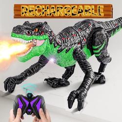 Bild zu ferngesteuerter T-Rex Dinosaurier mit Spray, Licht und brüllenden Geräuschen für 34,99€