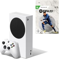Bild zu MICROSOFT Xbox Series S 512 GB + FIFA 23 Standard Edition (Download-Code) für 259€ (VG: 299,19€)