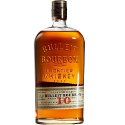 Bild zu 0,7 Liter Bulleit 10 Jahre Bourbon American Frontier Whiskey Ultra-Premium für 24,99€ (Vergleich: 32,49€)