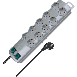 Bild zu Brennenstuhl Primera-Line Steckdosenleiste 10-Fach (2 Schaltern für je 5 Steckdosen, 2m Kabel) für 15,95€ (VG: 21,60€)