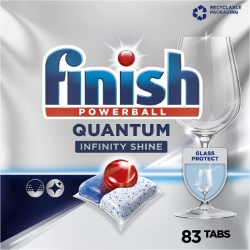 Bild zu 83er Pack Finish Quantum Infinity Shine Spülmaschinentabs für 11,99€ (VG: 19,17€) oder 166er Pack für 24,29€