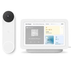 Bild zu Google Nest Doorbell (mit Akku) + kostenloser Google Nest Hub (2. Generation) für 169€ (VG: 200,98€)