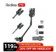Bild zu Redkey F10 Staubsauger/Handstaubsauger für 119,99€ (VG: 158,99€)
