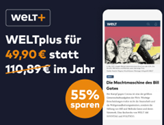 Bild zu [Top] dank 55% Rabatt WELTplus Jahresabo für 49,99€/Jahr (oder 4,99€/Monat)