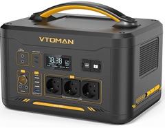 Bild zu VTOMAN Jump 2200 Tragbare Powerstation 2200W, 1548 Wh Solargenerator mit erweiterbarer Kapazität für 1.199€
