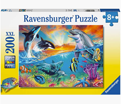 Bild zu Ravensburger Kinderpuzzle – 12900 Ozeanbewohner – Unterwasser-Puzzle für Kinder ab 8 Jahren, mit 200 Teilen im XXL-Format für 5,60€