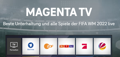 Bild zu Magenta TV (inkl. aller Spiele der WM 2022 in UHD) inkl. RTL+ für rechnerisch 5€/Monat