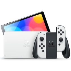 Bild zu [endet morgen um 9Uhr] Nintendo Switch OLED in Weiß für 277,30€ (VG: 325€)
