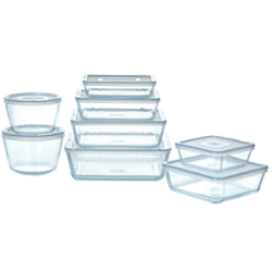 Bild zu [nur heute] Pyrex Cook & Freeze Glasgefäß-Set 8-teilig + Deckel für 48,90€ (VG: 89,95€)