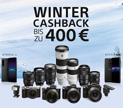 Bild zu Sony: Bis zu 400€ Cashback auf ausgewählte Sony Kameras, Objektive, Zubehör und Xperia Smartphones