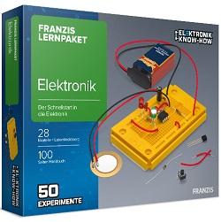 Bild zu Franzis Lernpaket Elektronik für 16€ (Vergleich: 23,42€)
