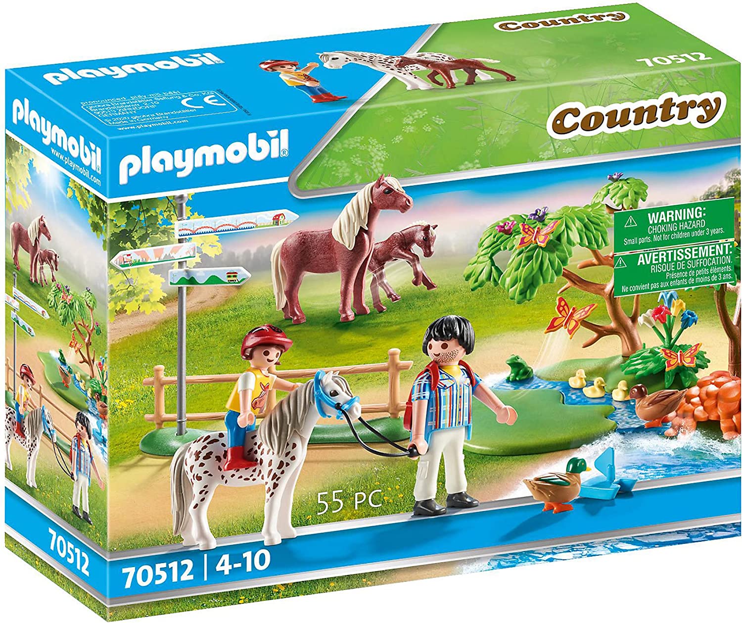 Bild zu Playmobil Country Fröhlicher Ponyausflug (70512) für 9,25€ (Vergleich: 12,20€)
