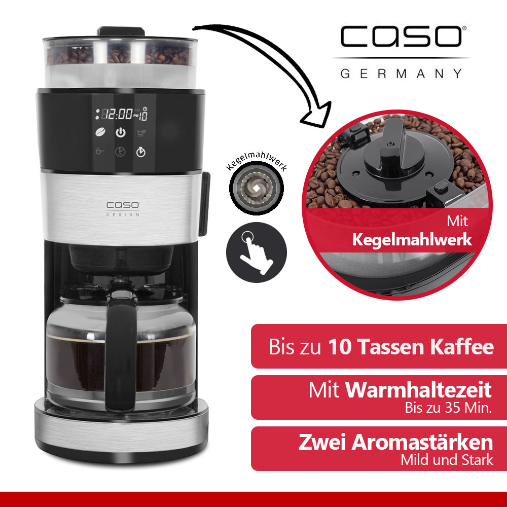 Bild zu Filterkaffeemaschine Caso Grande Aroma 100 für 74,99€ (Vergleich: 109,99€)